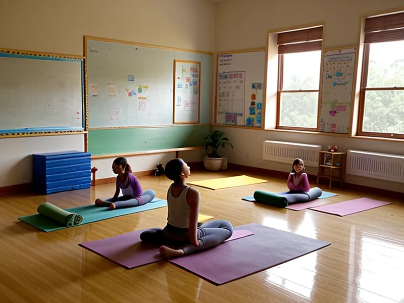 Materiales didácticos de yoga para niños listos para grabar contenido de redes sociales
