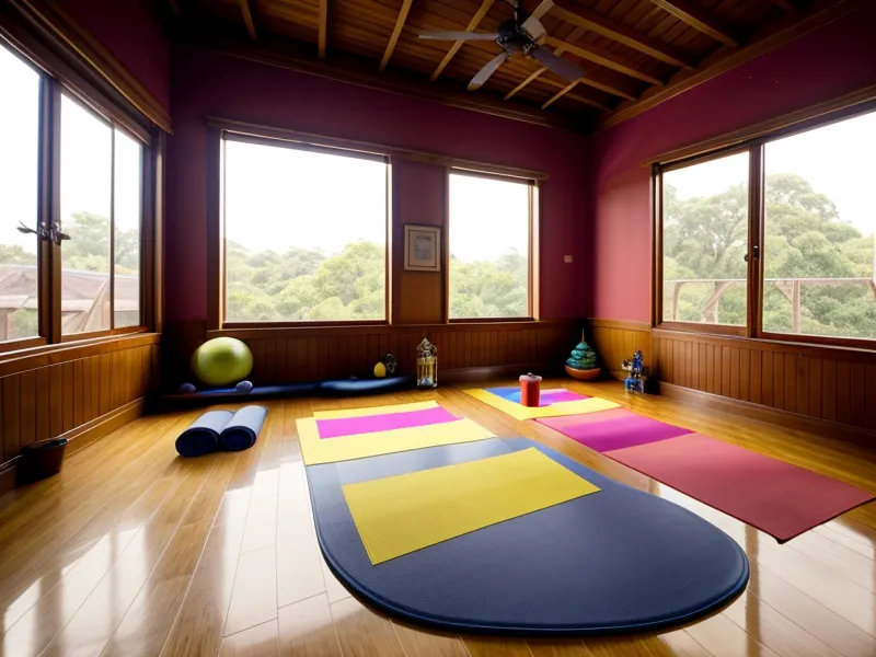 Patio escolar en Quito visto desde una ventana, contexto real para practicar yoga infantil